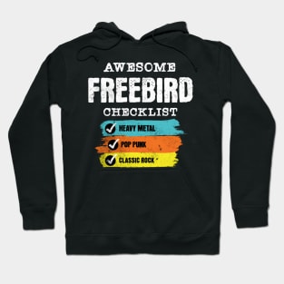 Awesome Freebird checklist Hoodie